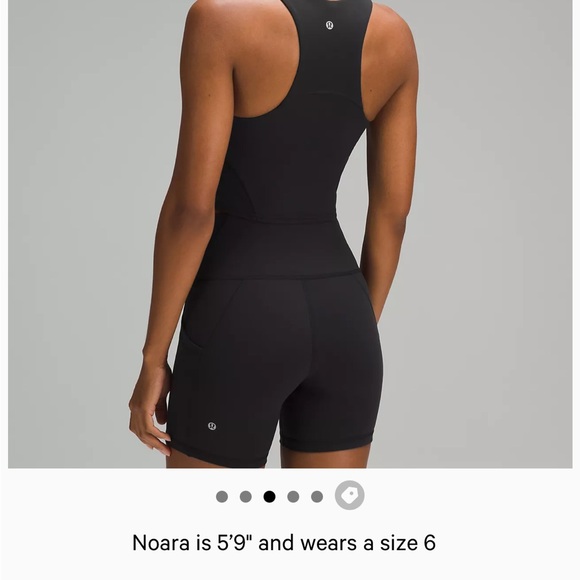 Lululemon wunder train high neck racer back tank, black US 2 - Picture 2 of 4